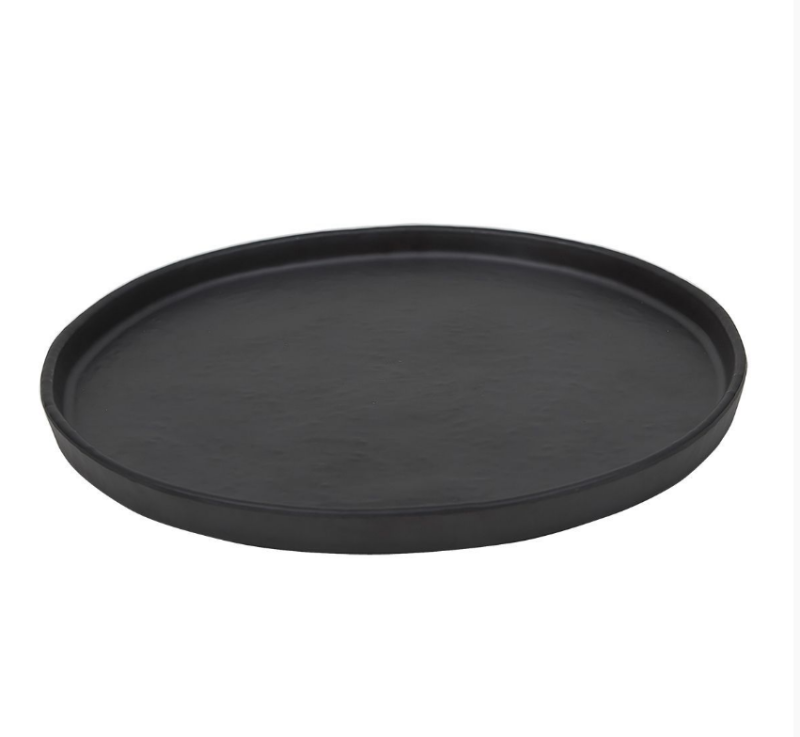 Блюдо тарелка меламиновая 21*2см P.L. BLACK FINISH