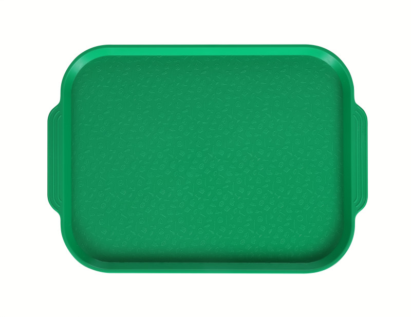 Поднос столовый 450х355 мм с ручками светло-зеленый [355 C]