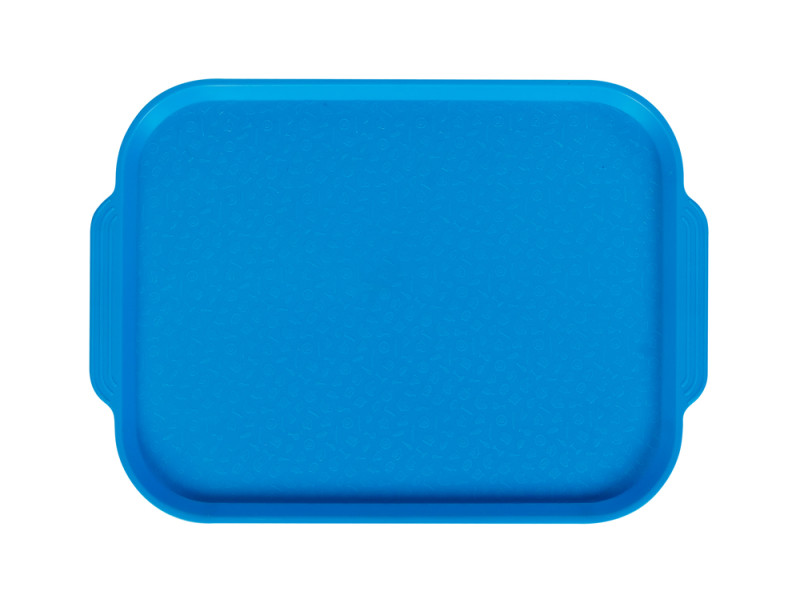 Поднос столовый 450х355 мм с ручками голубой [2517-3]