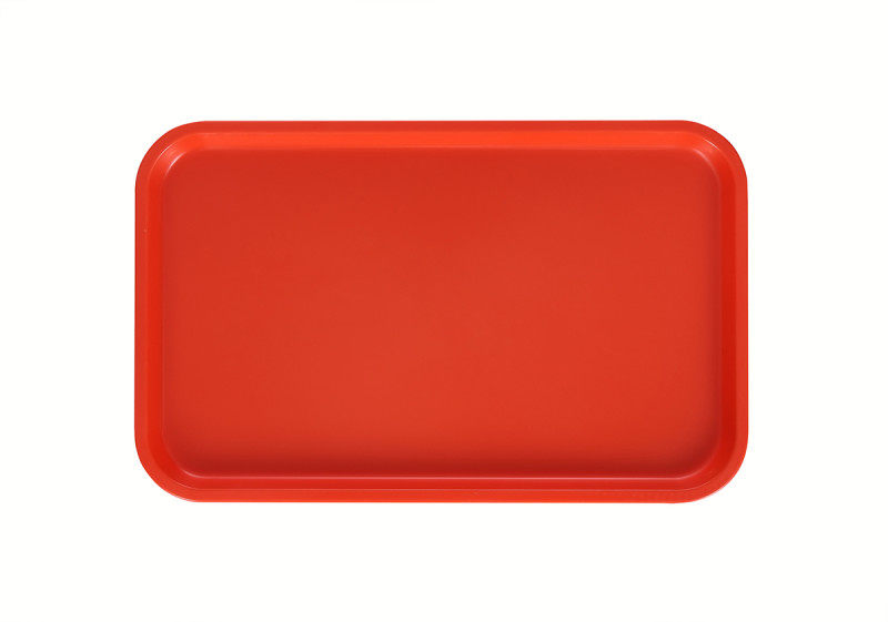 Поднос столовый 530х330 мм оранжевый [560T]