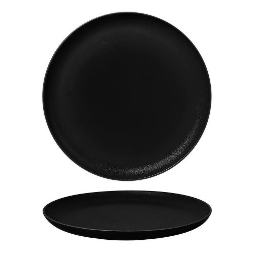 Тарелка с бортом d=21 cм,фарфор "NOBLE" серия "Fine Plus-Black Sand"