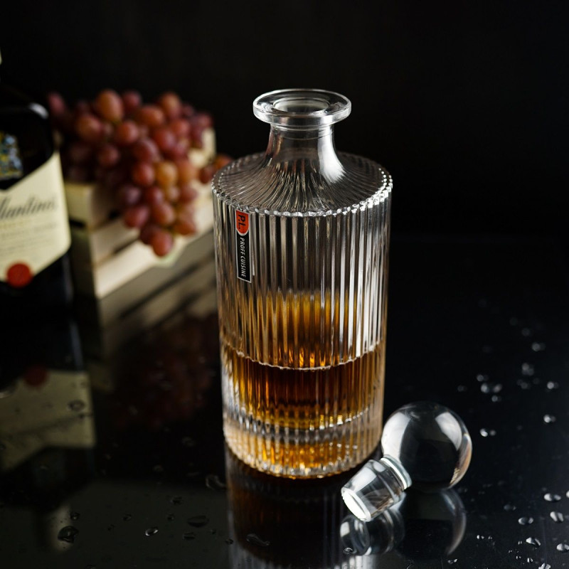 Штоф с крышкой "Time" 800 мл, стекло P.L. - BarWare