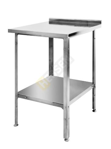 Стол пристенный с полкой сплошной HESSEN СП 6×6 неж