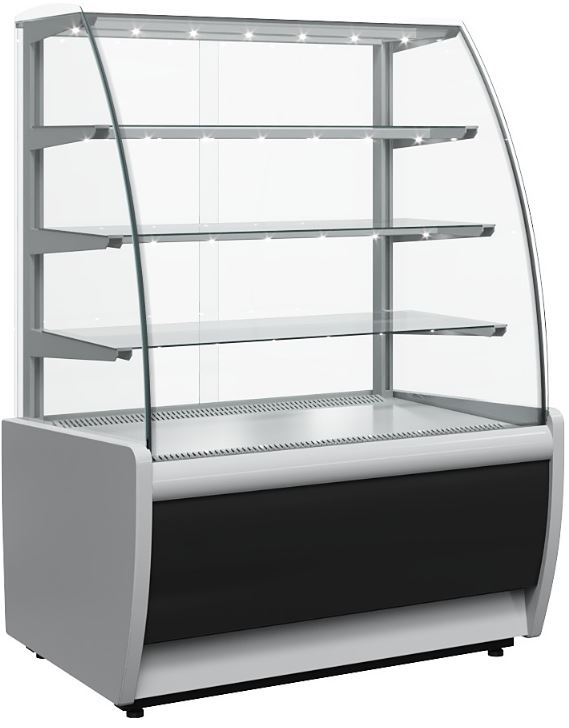 Витрина кондитерская Carboma K70 VM 0,9-1 Light (ВХСв - 0,9д Техно)