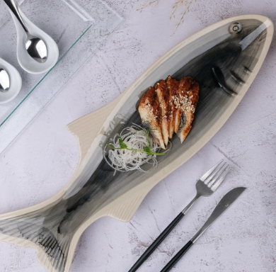 Блюдо "Рыба" 47*15*3,5 см,керамика "Frutti di Mare" P.L.