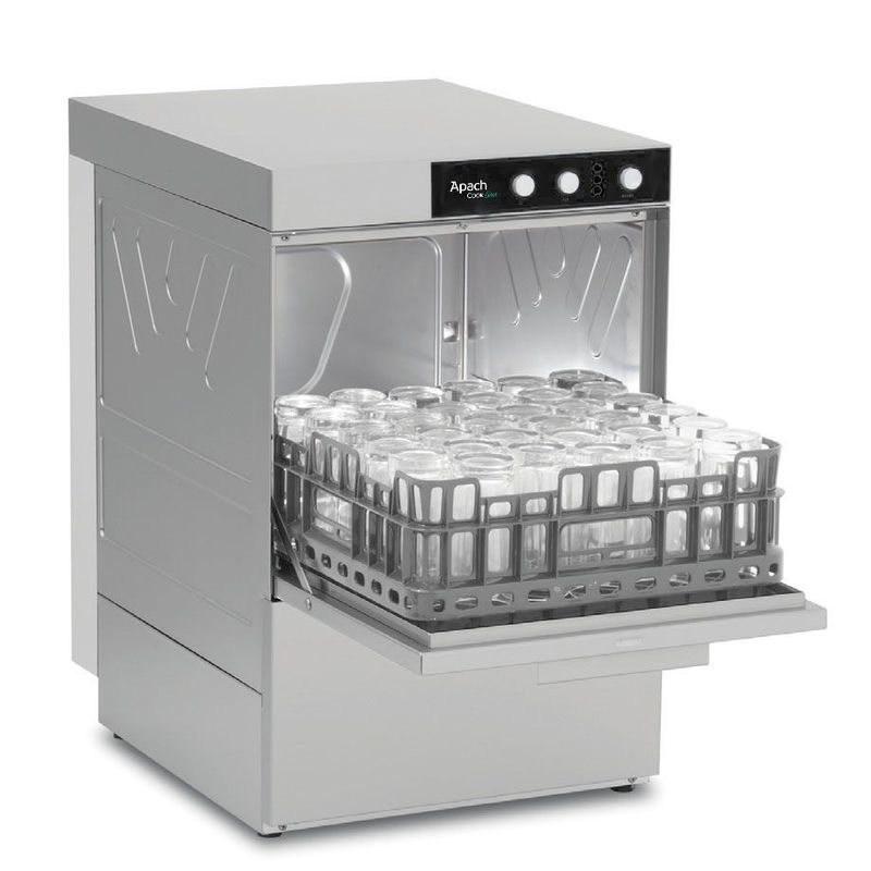 Машина стаканомоечная APACH AFTRD400 DD (919046) ФРОНТАЛЬНАЯ