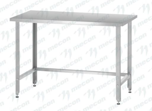 Стол производственный СПРн - 1200*700*860 "Norma Inox", борт (полка-обвязка; ножка угловая)