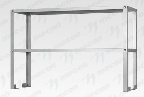 Полка-надстройка настольная ПННн - 600*400*800 "Norma Inox", нерж., 2 уровня