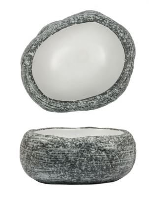 Блюдо,салатник,фарфор 600мл d22,5*18,5cм,h9,5cм,серия "Taiga" P.L.