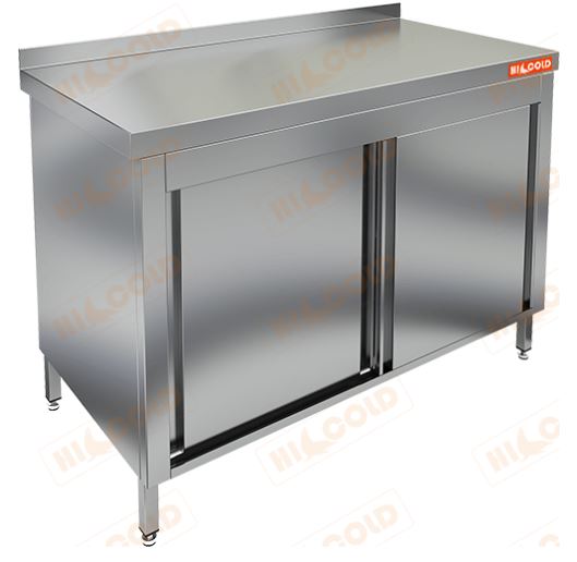 Стол производственный пристенный купе HICOLD НСЗК-18/7Б