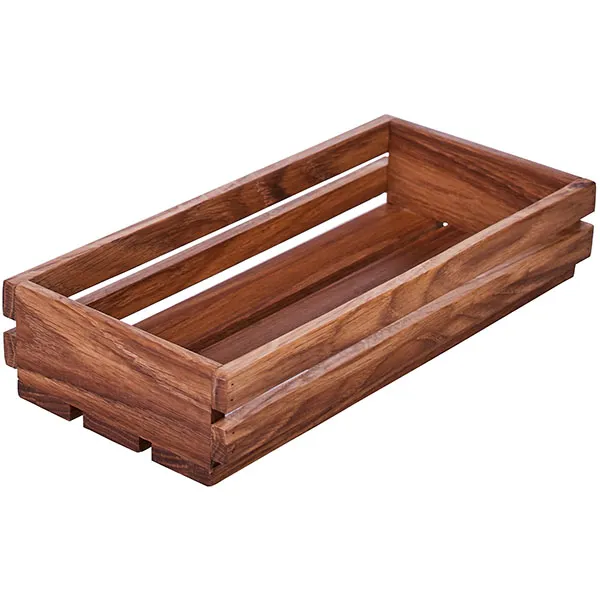 Подставка для набора для специй дуб ,H=5,L=25,B=12см коричнев.