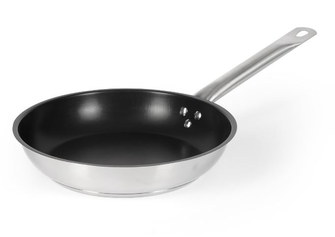 Сковорода d=260/50 нерж антиприг. покрытие, тройное дно, ИНДУКЦИЯ, серия "Satin" LUXSTAHL