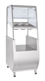 Прилавок для столовых приборов ПСПХ-70Т с хлебницей