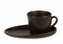 Чашка с блюдцем Black Raw Steller Cappuccino 200 мл