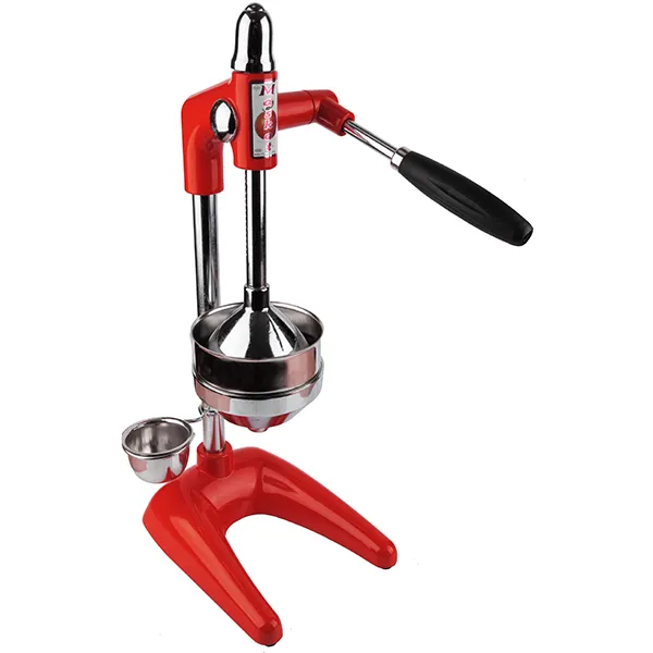 Пресс д/цитрусовых и граната; сталь нерж.; ,H=49,L=24,B=19см; красный