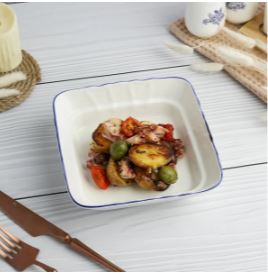 Салатник квадратный 16*16 см, 400 мл, коллекция "Sea Flower" P.L.