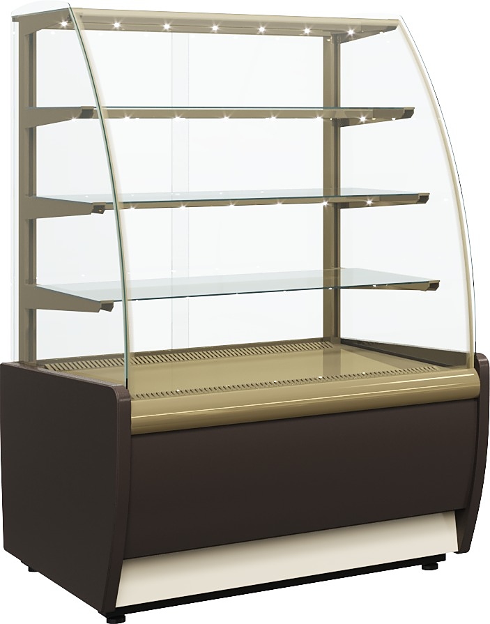Витрина кондитерская CARBOMA K70 VM 0,9-1 Light (ВХСв - 0,9д)