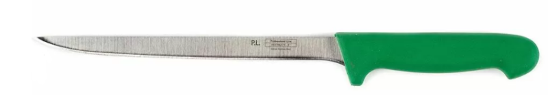 Нож PRO-Line филейный 20 см, зеленая ручка, P.L. Proff Cuisine