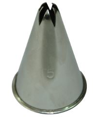 Насадка кондитер. "Закрытая звезда" d=35/3 мм. h=52 мм. нерж. MGsteel (NTB5) /1/10/150/**