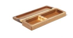 Коробка с крышкой презентационная для приборов для стейка, 26x10 см