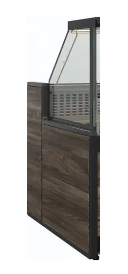 Боковина со стеклопакетом GC111 закрытые модули (ПЛАСТИК+МДФ), шт