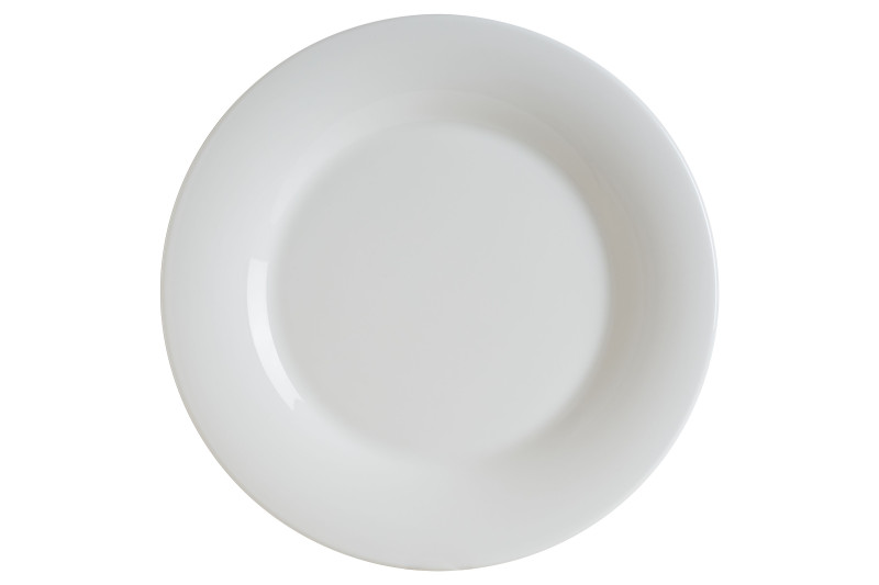 Тарелка d=180 мм. Белый Альбус Bonna /1/6/