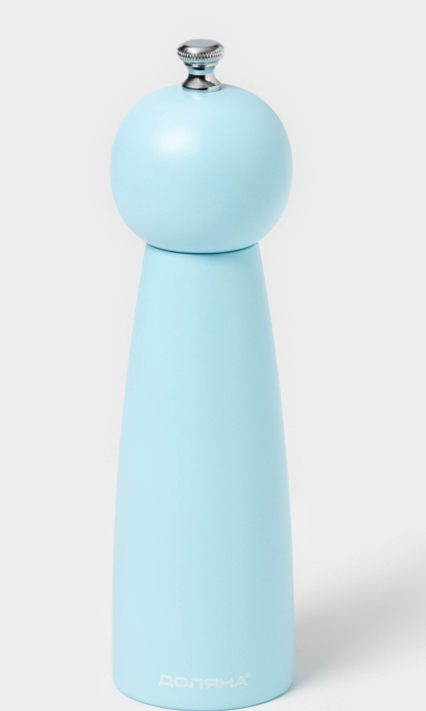 Мельница для специй Доляна «Облако», 22 см, голубая