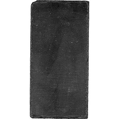Блюдо для подачи; сланец натур.; H=5, L=200, B=100мм [68705]