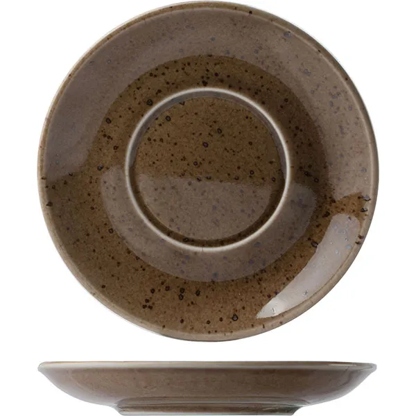 Блюдце «Кантри Стайл»; фарфор; D=16.5,H=1.5см; зелен.