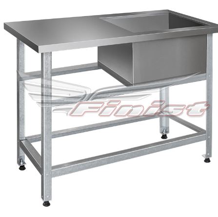 Ванна ВМЛс-1 со столом FINIST, 1200*600*850, борт, отвер-е