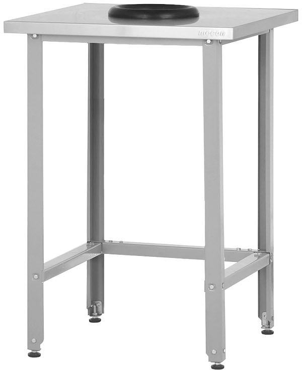 Стол производственный СПРн - 1000*600*860 "Norma Inox", сбор отходов (полка-обвязка, ножка угловая)