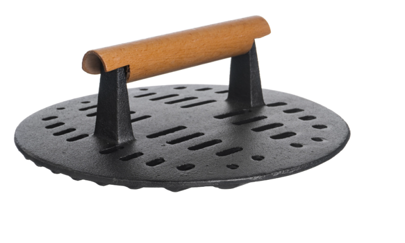 Пресс для гриля d=230 мм. чугун с дерев. ручкой