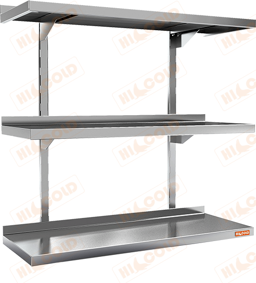 Полка нержавеющая настенная каскадная HICOLD НПНК-10/3