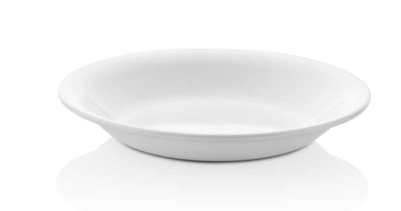 Тарелка d=190 мм. глубокая 470/370 мл. h=28 мм. поликарбонат GP /1/100/ ВДОХНОВЕНИЕ