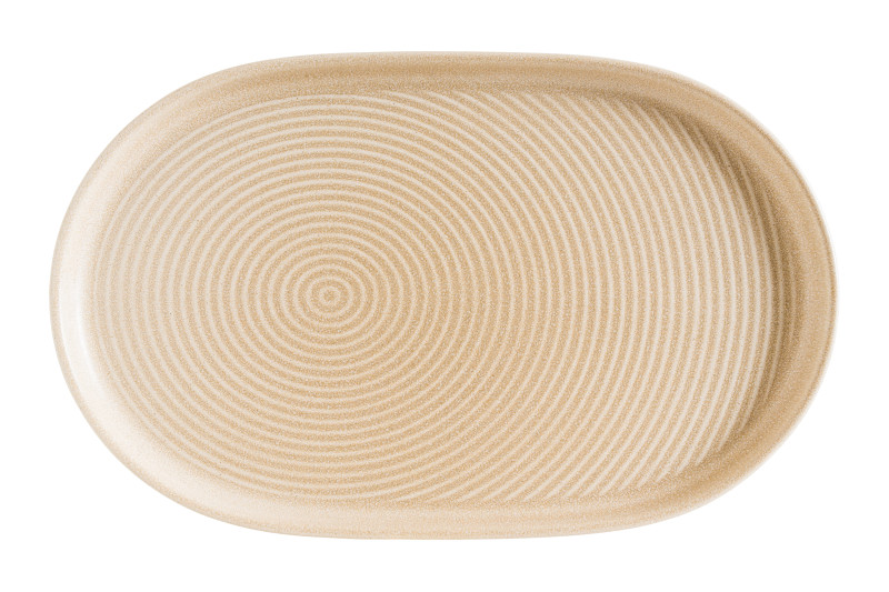 Блюдо овальное 375*235 мм. с бортом Мираж Bonna /1/6/