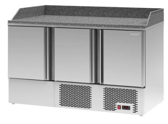 Стол охлаждаемый для пиццы POLAIR TMi3GNpizza-G камень