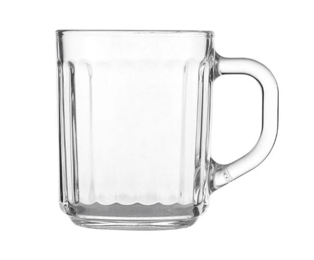 Кружка «Ретро» стекло 200мл D=73,H=91мм прозр. 11с1565/