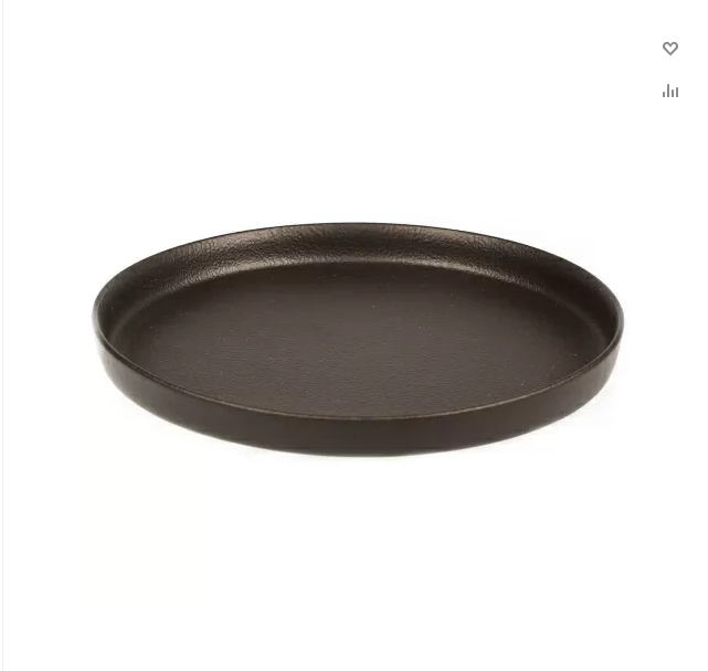 Тарелка Black Raw Steller, 27 см