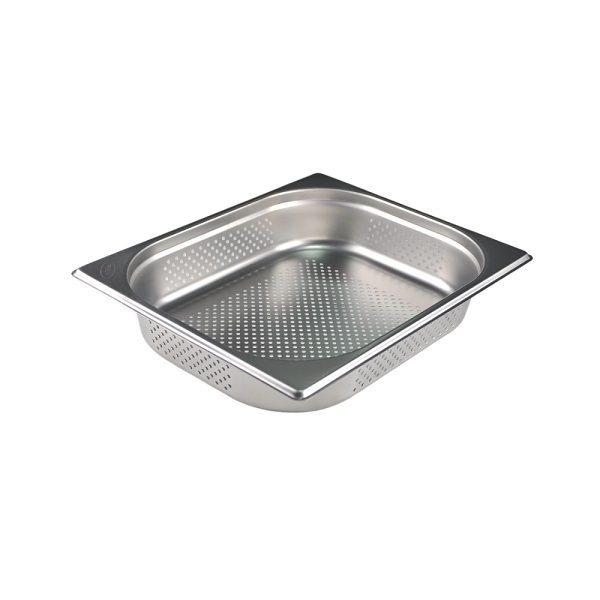 Гастроемкость 1/2 h=65 мм. 4 л. нерж. перфорир. d=4 мм. MGsteel /1/6/12/