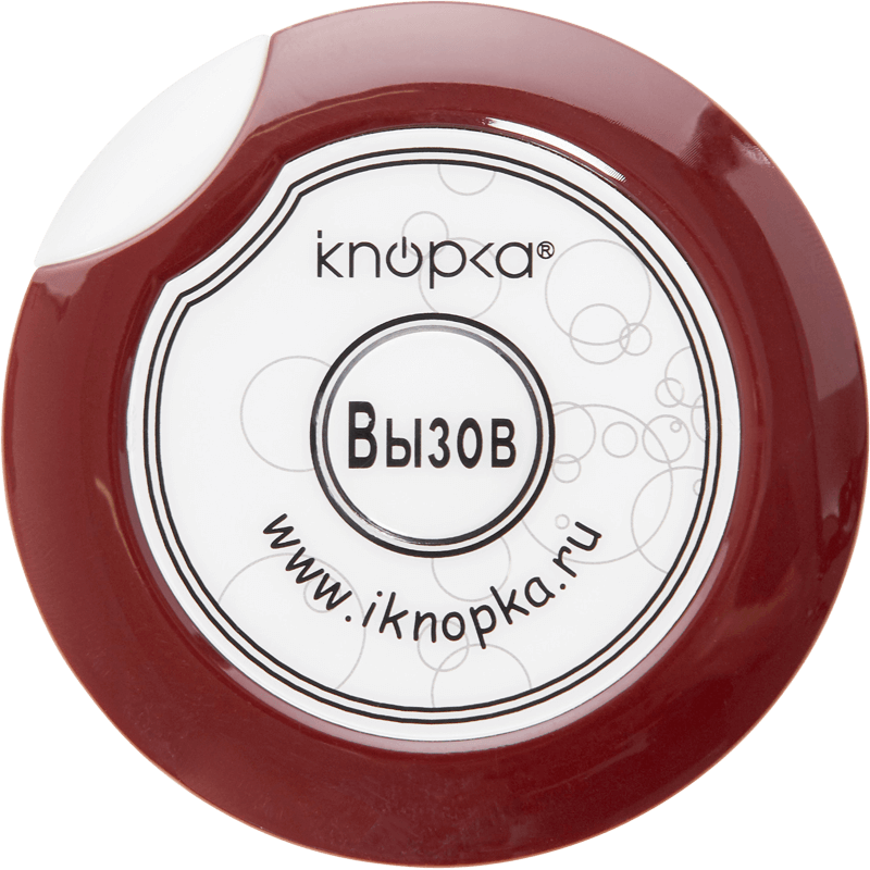 Кнопка вызова официанта APE700 с логотипом i-кнопка