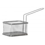 Корзинка для картофеля фри с ручкой 100х80х65 мм [QL089-01]