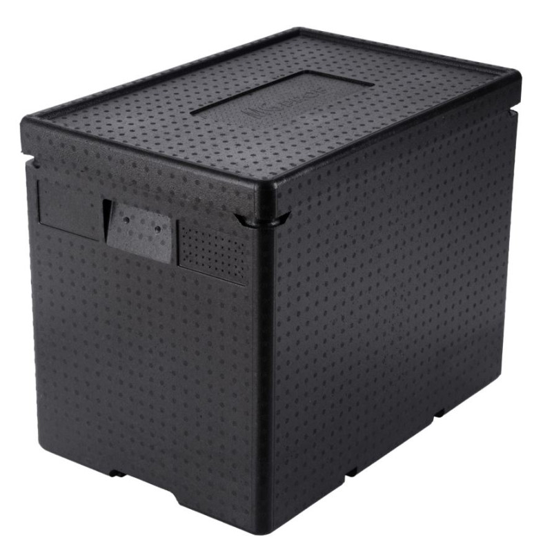 Термоконтейнер 78 л. 600*400*490 мм. для гастроем. h=200 мм. (-40°C до +110°C), плотность 60кг/м3