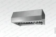Зонт вытяжной закрытый ЗВЗн - 1000*1000*400 "Norma Inox",пристенный