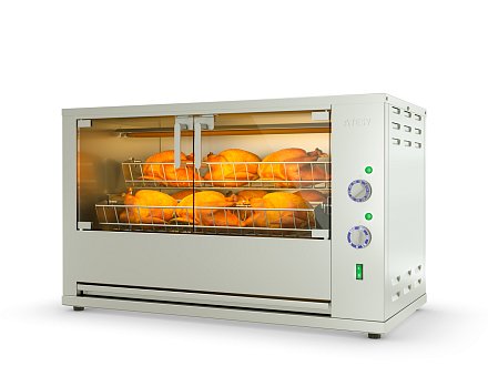 Грили для кур ATESY КОМАНДОР-5Э-Т (карусельный)