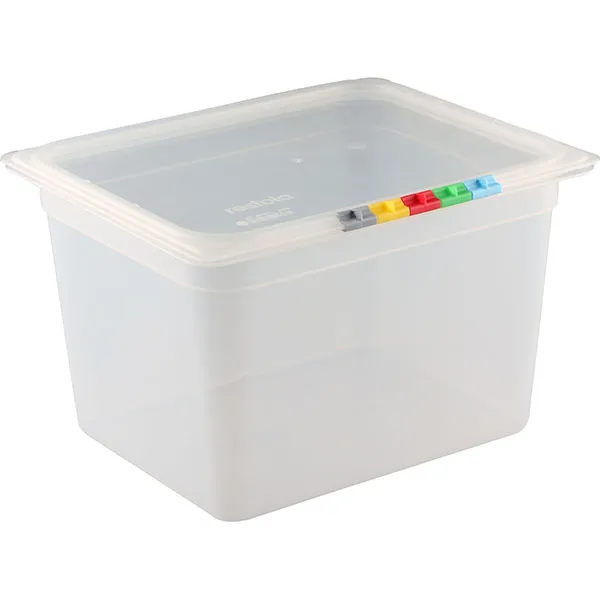 Гастроемкость (1/2); полипроп.; 11, 7л; H=20, L=32, 5, B=26, 5см; прозр.