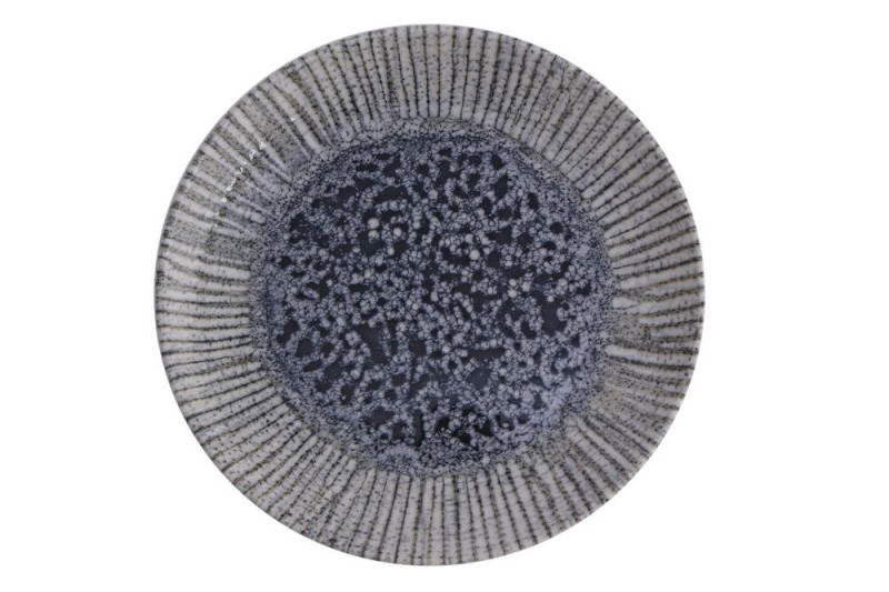 Тарелка мелкая 26 см, без борта IRIS BLUE