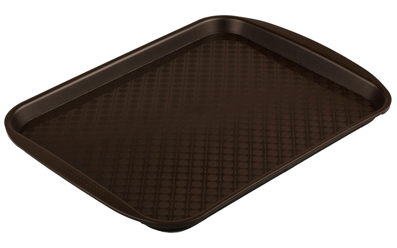 Поднос столовый 330х260 коричневый, ПП [4660011181455,422109014]