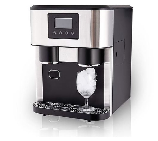 Льдогенератор HURAKAN HKN-IMSD15 (ПАЛЬЧИКИ) с измельчителем и диспенсером для льда