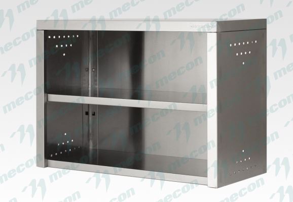 Полка навесная закрытая ПНЗн - 800*400*600 "Norma Inox", полка сплошная