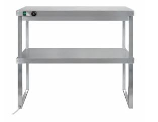 Полка настольная 2-х ярусная комбинированная Luxstahl ПНТК2 12/3